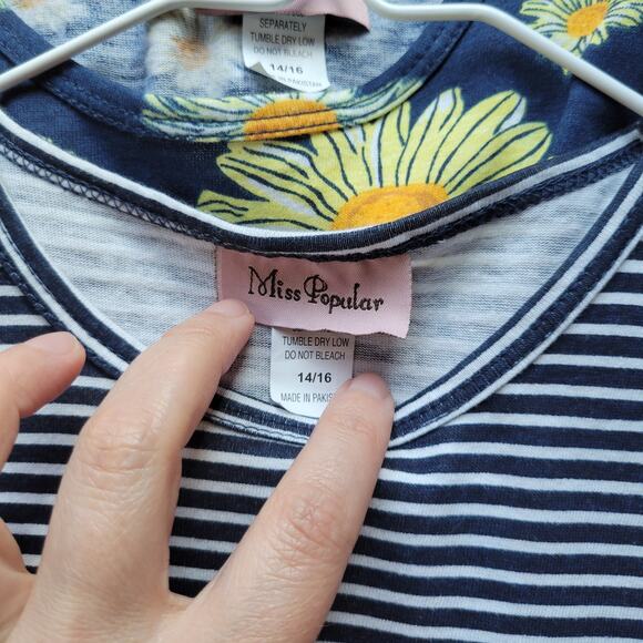 Miss Popular Set of 3 Girls 14/16 Short Sleeve Dresses - Picture 9 of 9